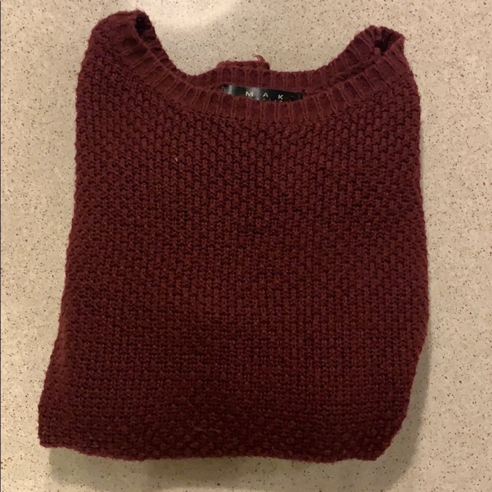 Maroon Sweater